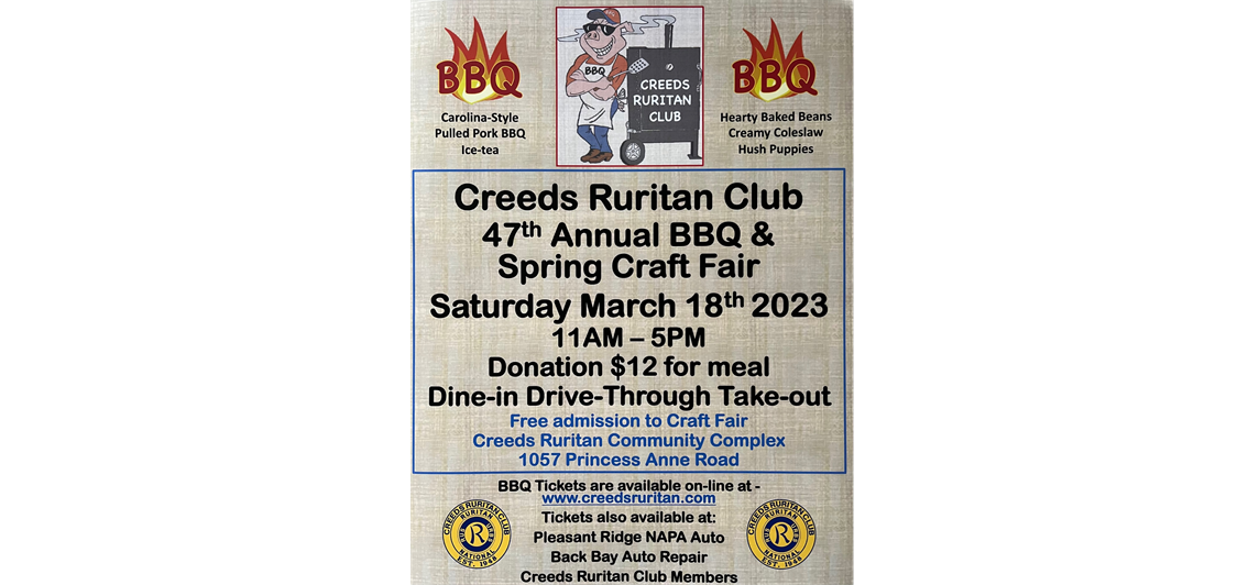 Creeds Ruritan Club Annual BBQ